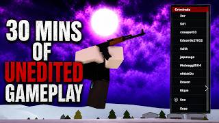 30 mins of unedited Prison Life Gameplay SO MANY CRIMS