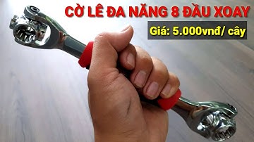 REVIEW Cờ lê đa năng 8 đầu xoay FRIDE PK481 | Giá: 5.000vnđ  [Clip Test thực tế]