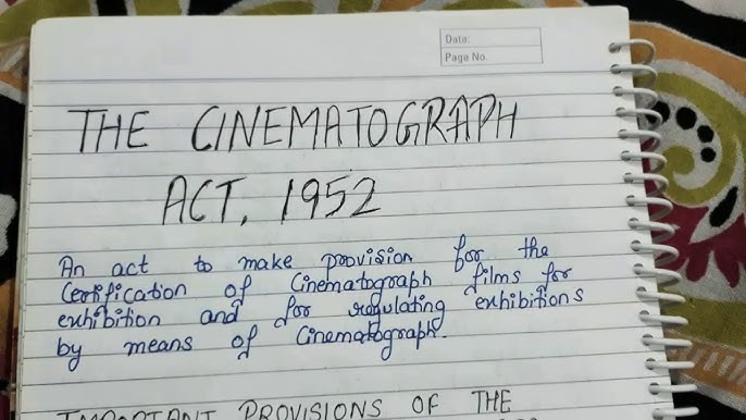 Picture of Cinematograph Act 1952