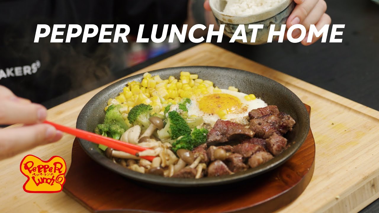 BIKIN SENDIRI PEPPER LUNCH DIRUMAH YouTube