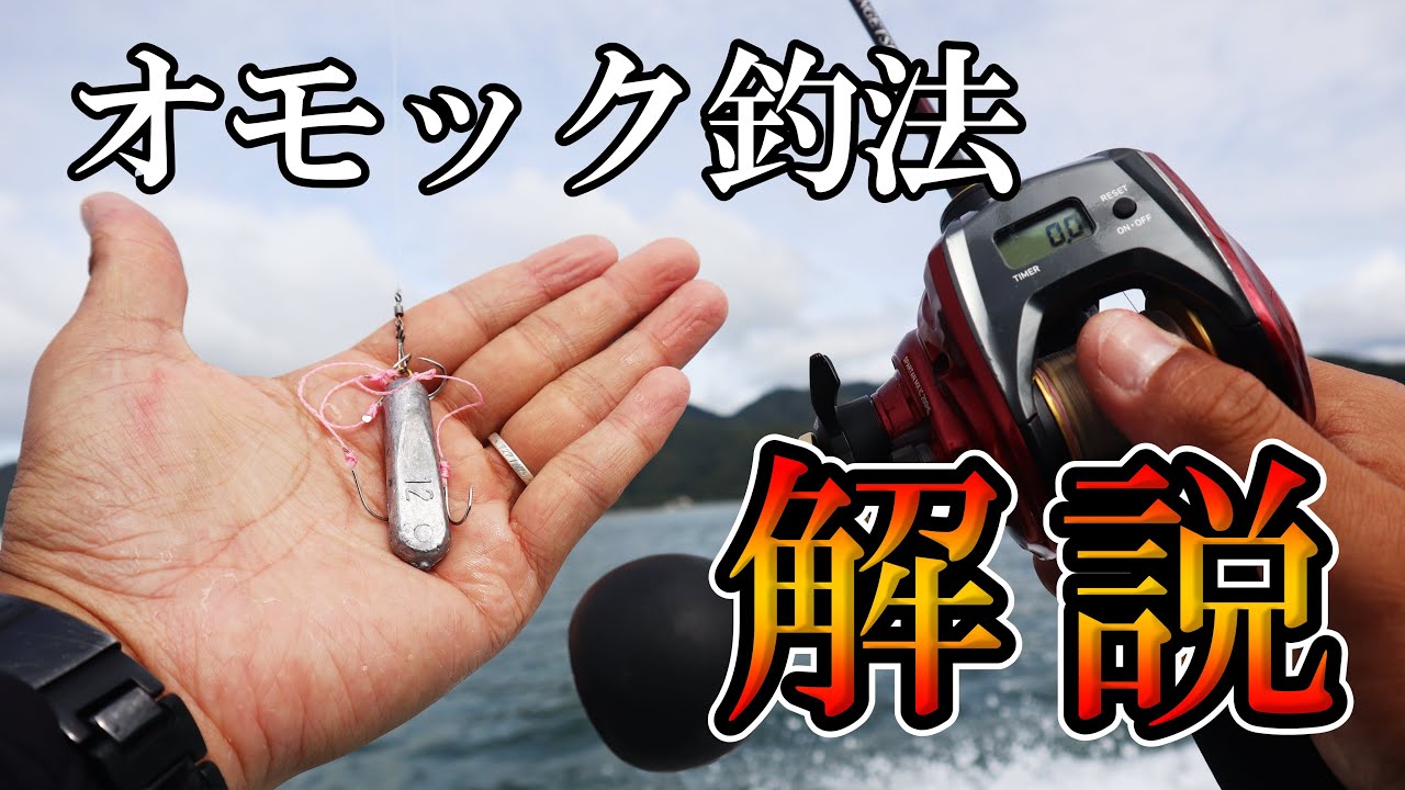 実釣解説。オモリと針だけの仕掛けで魚を釣る方法。 - YouTube