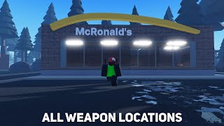 Aniphobia - All weapons locations (Roblox)
