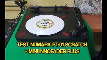 Numark PT-01 Scratch + Mini Innofader Plus