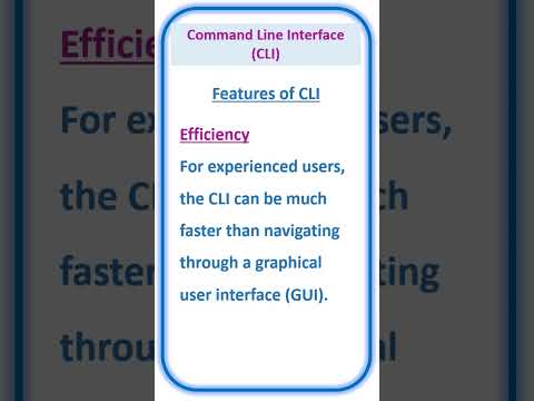 Command Line Interface