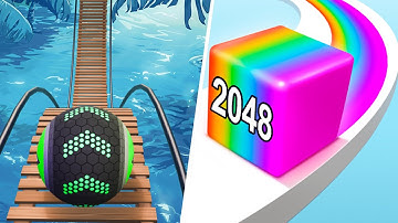 Going Balls 🆚 Jelly Run 2048🌻🧿🌺🌈Max Levels Walkthrough Android IOS Update Gameplay AD110