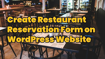 how to add restaurant reservation form in wordpress website || RIDI restaurant reservation plugin