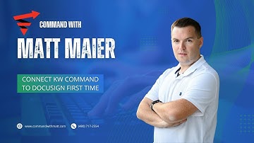 Step 2 How to connect Command to Docusign 1st time set up