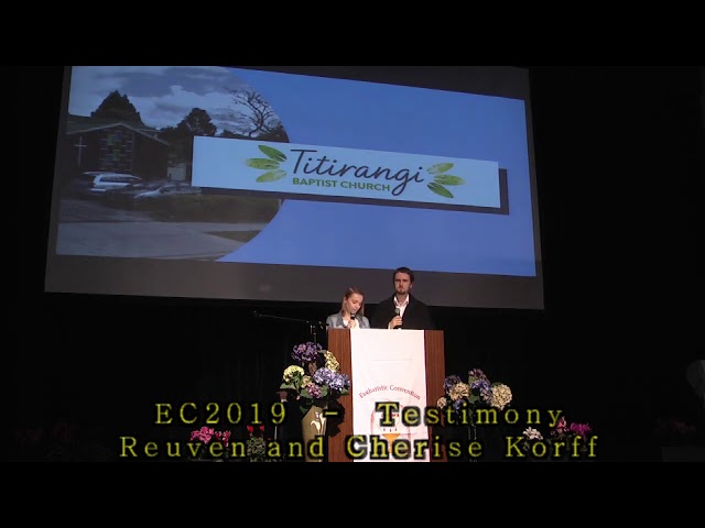 EC2019 -  Testimony -  Reuven and Cherise Korff