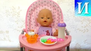 Видео с куклой Пупсик Baby Born кормим меняем подгузник играем в дочки матери игрушки для девочек Видео с куклой Пупсик Baby Born кормим меняем подгузник играем в дочки матери игрушки для девочек