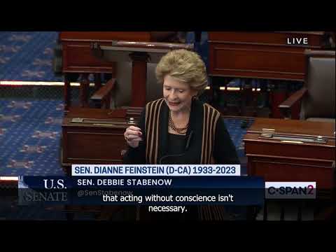 Senator Stabenow Honors the Life and Legacy of Senator Dianne Feinstein