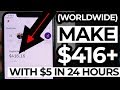 Make $416 PER DAY With Only $5 | Beginner Friendly! (Make Money Online)