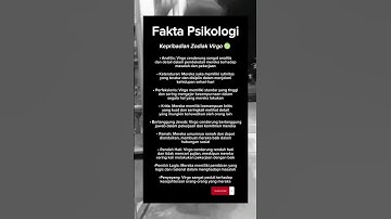 Fakta Psikologi #shorts #youtubeshorts #astrology # #motivasi #fyp #inspirasi #zodiak #virgo