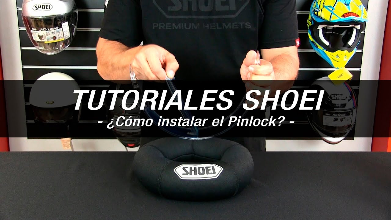 Tutoriales Shoei / Instalacion Pinlock YouTube