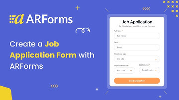 How to Create a Job Application Form with ARForms (old)