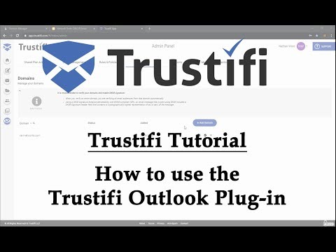 How to use the Trustifi Email Security Outlook Add-in!