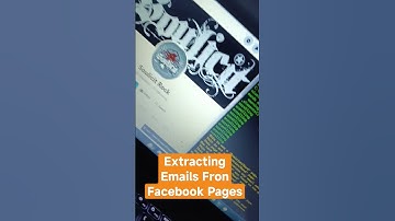 Extracting Emails from Facebook Pages #facebookemailextractor