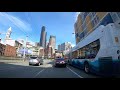 Driving North in Downtown Seattle, Washington