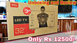 TCL 32 inch LED TV || model 32G300 || Unboxing and Review ||
