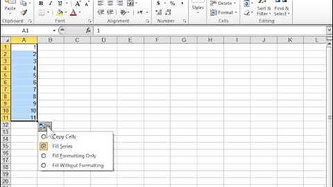 Excel 2010 Copy Numbers without Incrementing the Range