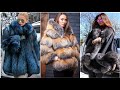 Classy And Elegant Batwing Sleeves Winter Fuxe Fur Cap Shawls// Jackets And Coat Designs ideas