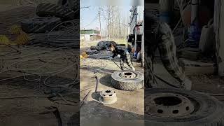 How to Fast Change tires and Repair Machine and Easy Change tires Part 3485