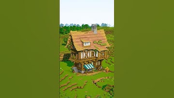 Minecraft Medieval House Tutorial - starting from the frames