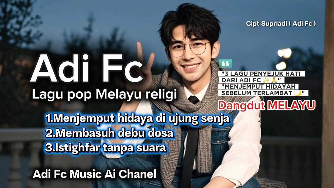 Pop Melayu Dangdut Religi: 3 Lagu Penyejuk Hati dari Adi Fc (Mini Album) 🎧🤲