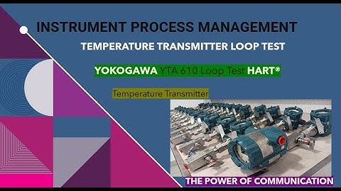 #yokogawa_YTA610_Loop_Testing_Procedure_|_Step-by-Step_Guide_(HART_Protocol)