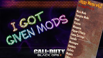 I Got Given Mod Menu On Black Ops II