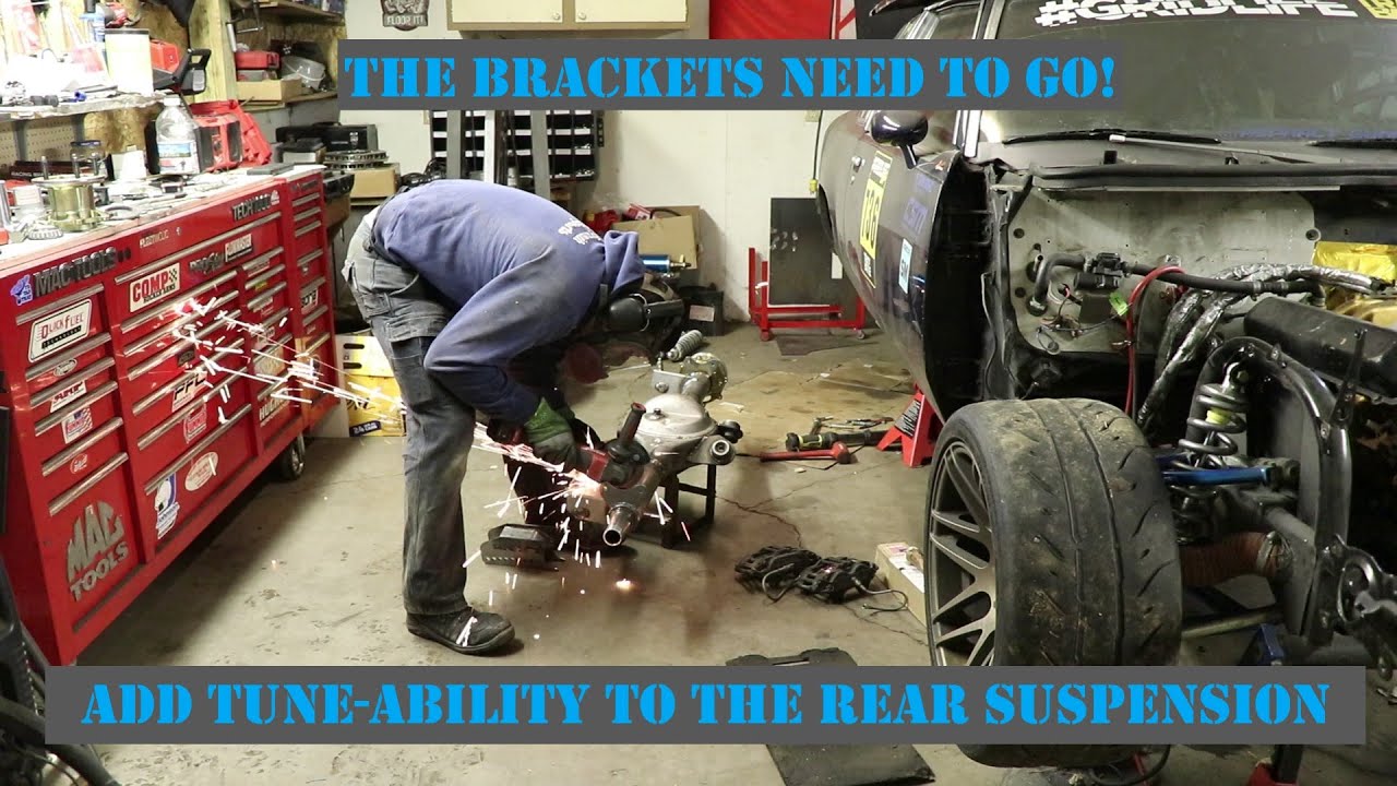 Installing 3 link brackets on the Ford 9 for my G-body Cutlass - YouTube