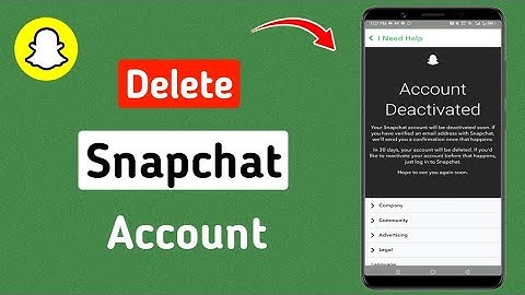 How To Delete SnapChat Account In Mobile (Step By Step Guide)