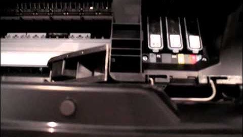 HP Designjet T1300 printer - how to replace a print head