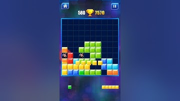 ASMR Tetris Block Puzzle Gameplay #shorts #asmr #relaxing #satisfying #100