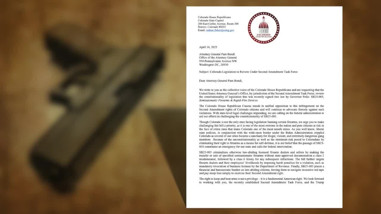 Colorado Republicans ask US AG Pam Bondi to review state's ...