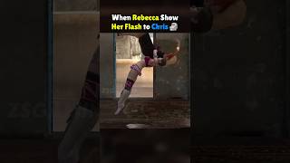 When Rebecca show her skill🗿 #residentevil #shorts #residentevil5