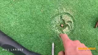 Installing Putting Green Cups  Backyard Artificial Grass Installation Tips