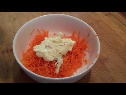 Vídeo: Ensalada De Zanahoria Con Ajo, Manzanas Y Mayonesa: Una Receta Paso A Paso Con Una Foto