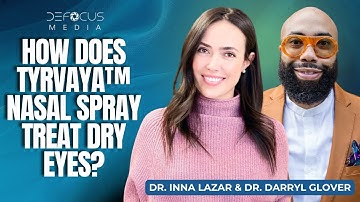 How does TYRVAYA™ (varenicline solution) Nasal Spray Treat Dry Eyes?