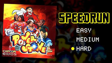 MAX Difficulty Capcom Fighting Collection 2 Power Stone Speedrun