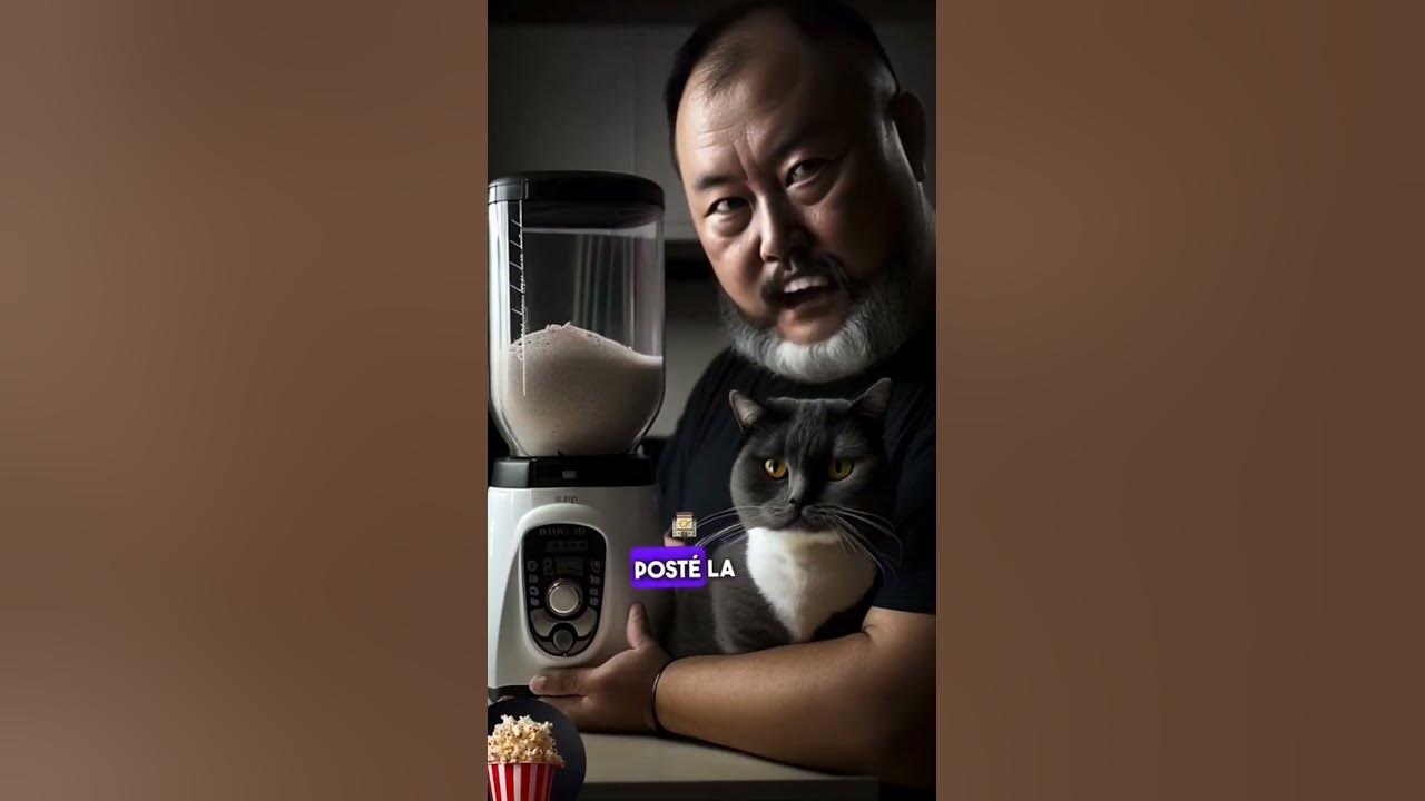 il à mis un chat dans un mixeur 😳 pourtoi YouTube