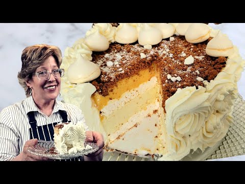 Best Peach Cobbler Vacherin Ice Cream Cake - Georgia Peaches Meet ...