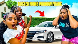 BUSTED MOMS WINDOW PRANK 😱