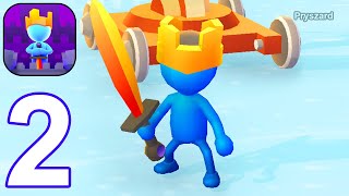 King or Fail - Castle Takeover - Gameplay Walkthrough Part 2 Tutorial Stick Army Commander Defense screenshot 5