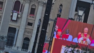 Se abre el balcón del Papa: Habemus Papam