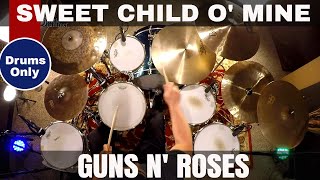 Guns N' Roses - Sweet Child O' Mine - Isolated Drums Only (🎧High Quality Audio)