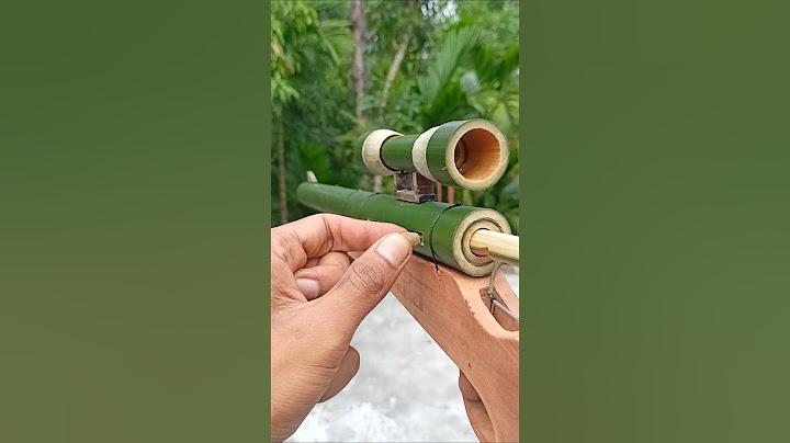 Bamboo Creations with DIY Bamboo Slingshots