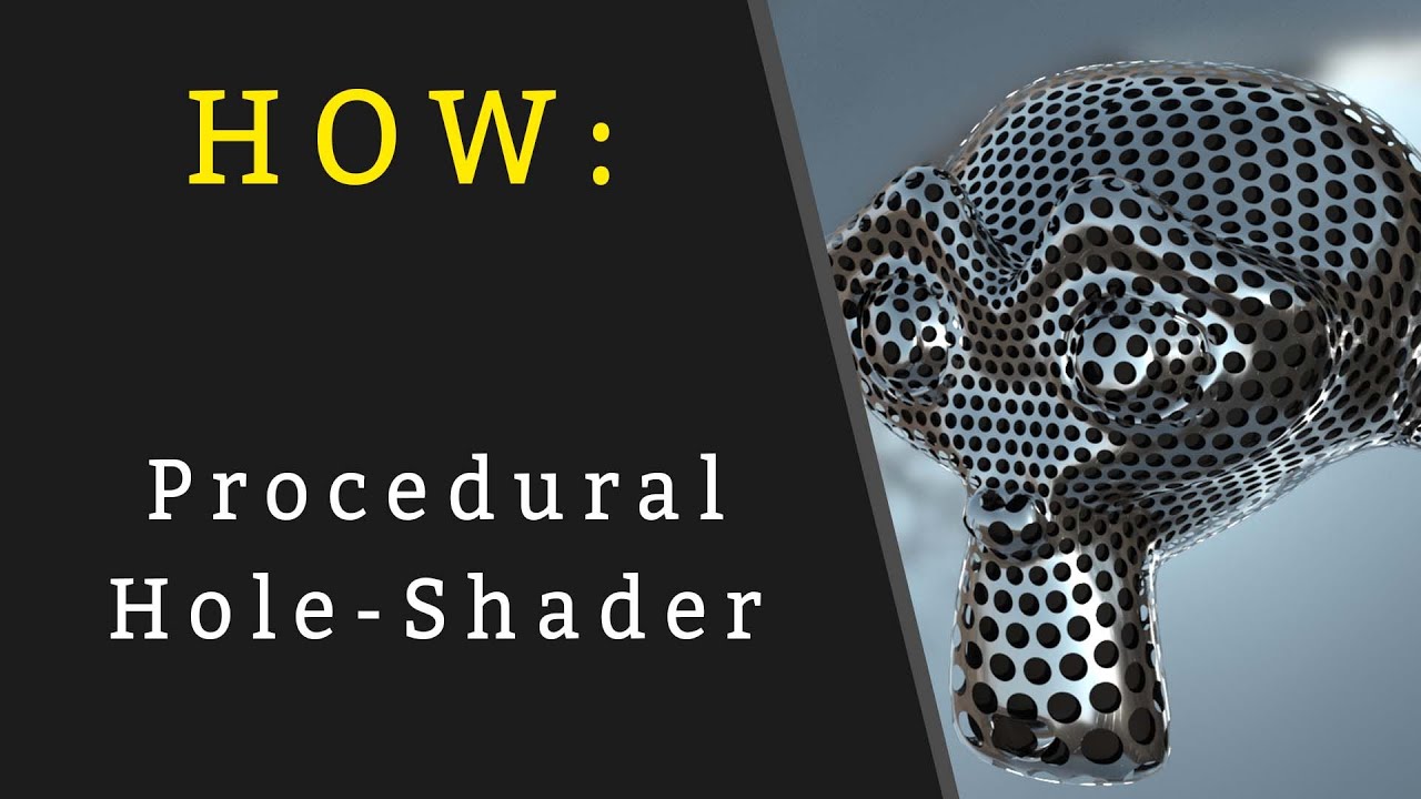 Blender Tutorial Procedural Hole Shader YouTube