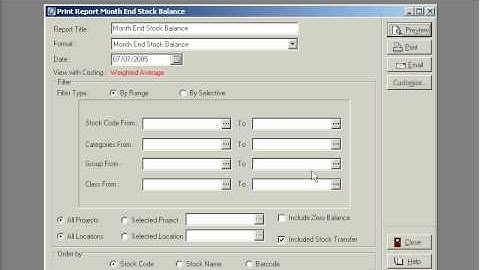QnE Video Training - 53. Stock Report 4