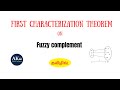First characterization theorem on fuzzy complement  |Fuzzy set theory|in tamil#maths#fuzzy #bsc#msc 