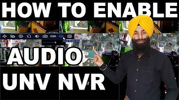 How to Enable Audio Storage on a Uniview UNV NVR Recorder | CERATIVE INFOTECH LUDHIANA 9988131370